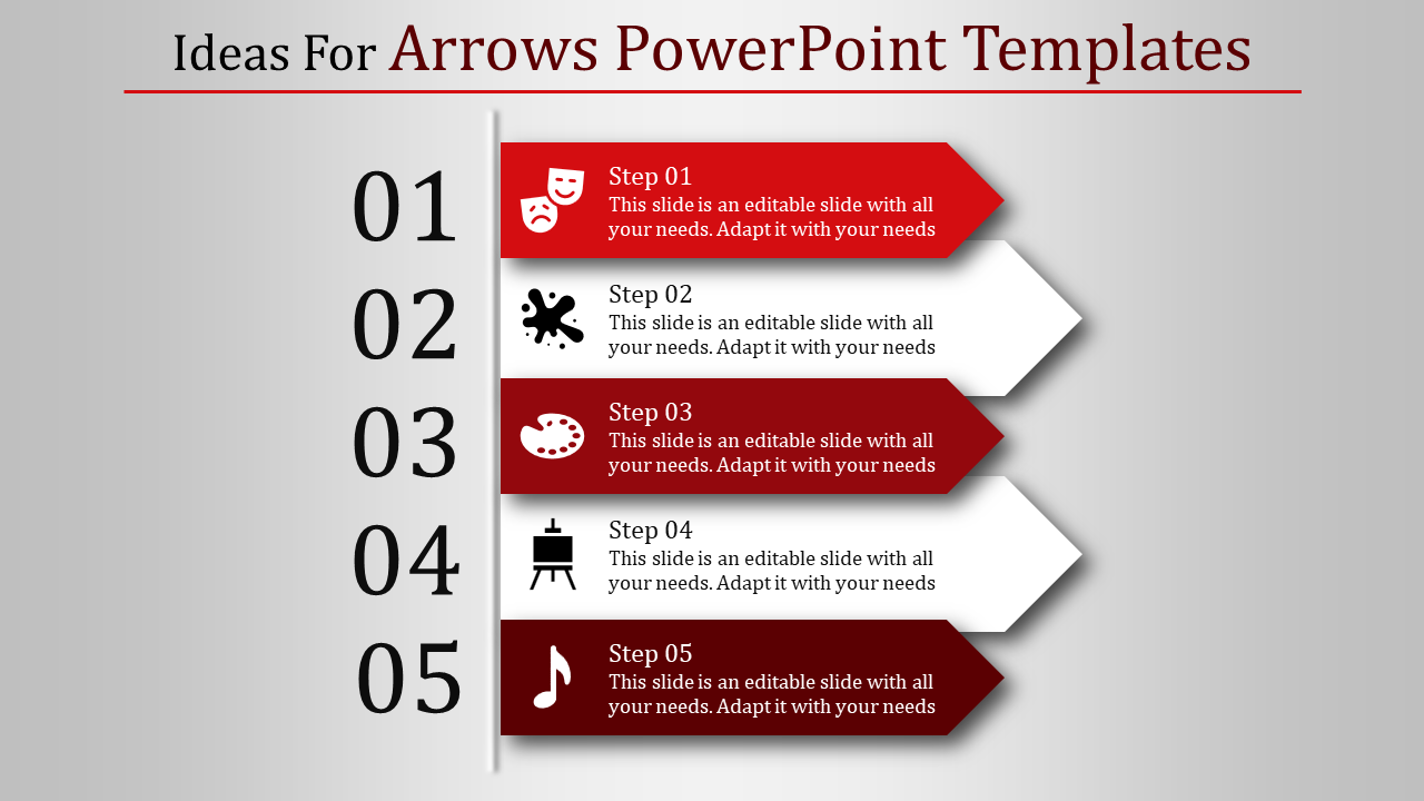 Get Modern Arrows PowerPoint Templates Slide Themes